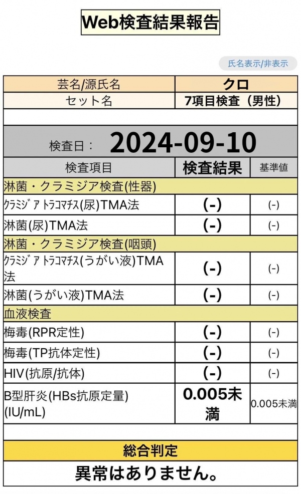 9月11日13:58クロ投稿の写メ日記